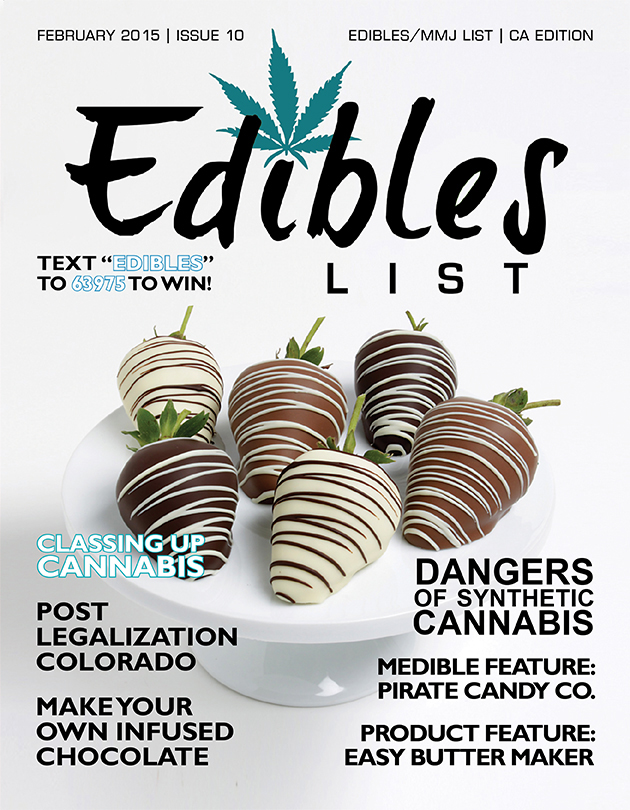 EdiblesList.com is the #1 source for finding infused medical marijuana and recreational edibles, topicals, tinctures and vaporizers. If you are seeking reliable cannabis industry news, look no further than Edibles Magazine. Edibles Magazine focuses on the news, the patients, the laws and the facts, presented in a medical journal style format. Our free monthly print and online magazine is distributed to dispensaries and doctors offices in California, Colorado, Oregon and Washington. We have subscribers across the nation and are consistently expanding each year. We host the annual Best of Edibles List Awards for Edibles, Topicals and Concentrates. We have subscribers across the nation and are consistently expanding each year. 