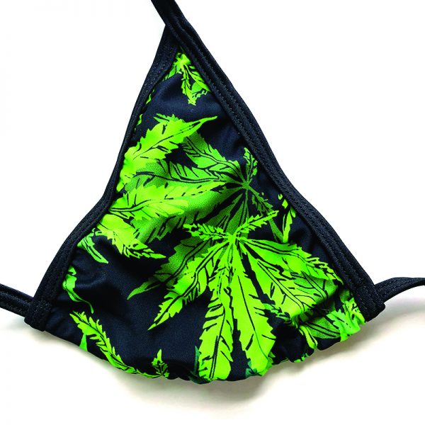 Weed Leaf Bikini Pattern